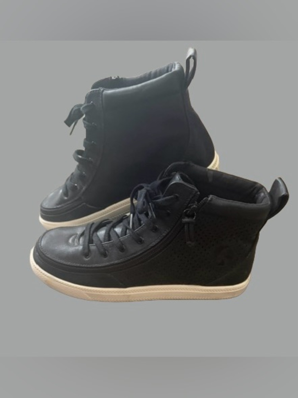 Billy Footwear Women’s Black High-Top Sneakers - Adaptive/Orthotics Sz 8